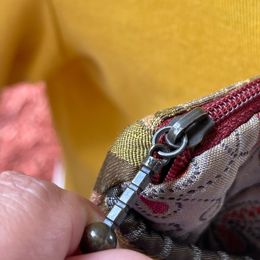 Maruca Boho Handmade Shoulder Bag~Boulder,co~Floral Golden Hexagon Bohemian - Picture 5 of 17